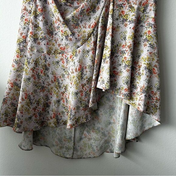 Alice + Olivia Light Gray Midi Skirt - Picture 5 of 11